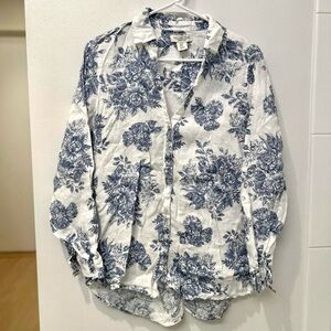 Rachel Zoe 100% Linen Shirt